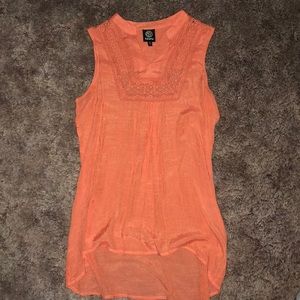 orange-peach tank top